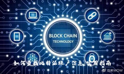 如何查找比特派账户信息：实用指南